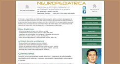 Desktop Screenshot of neuropediatrica.com